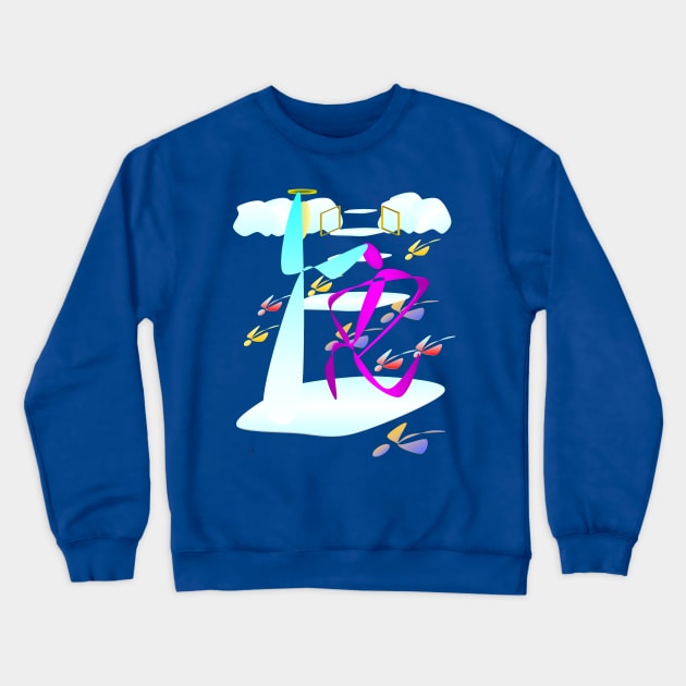 Calling All Angels Crewneck Sweatshirt by TamPTran